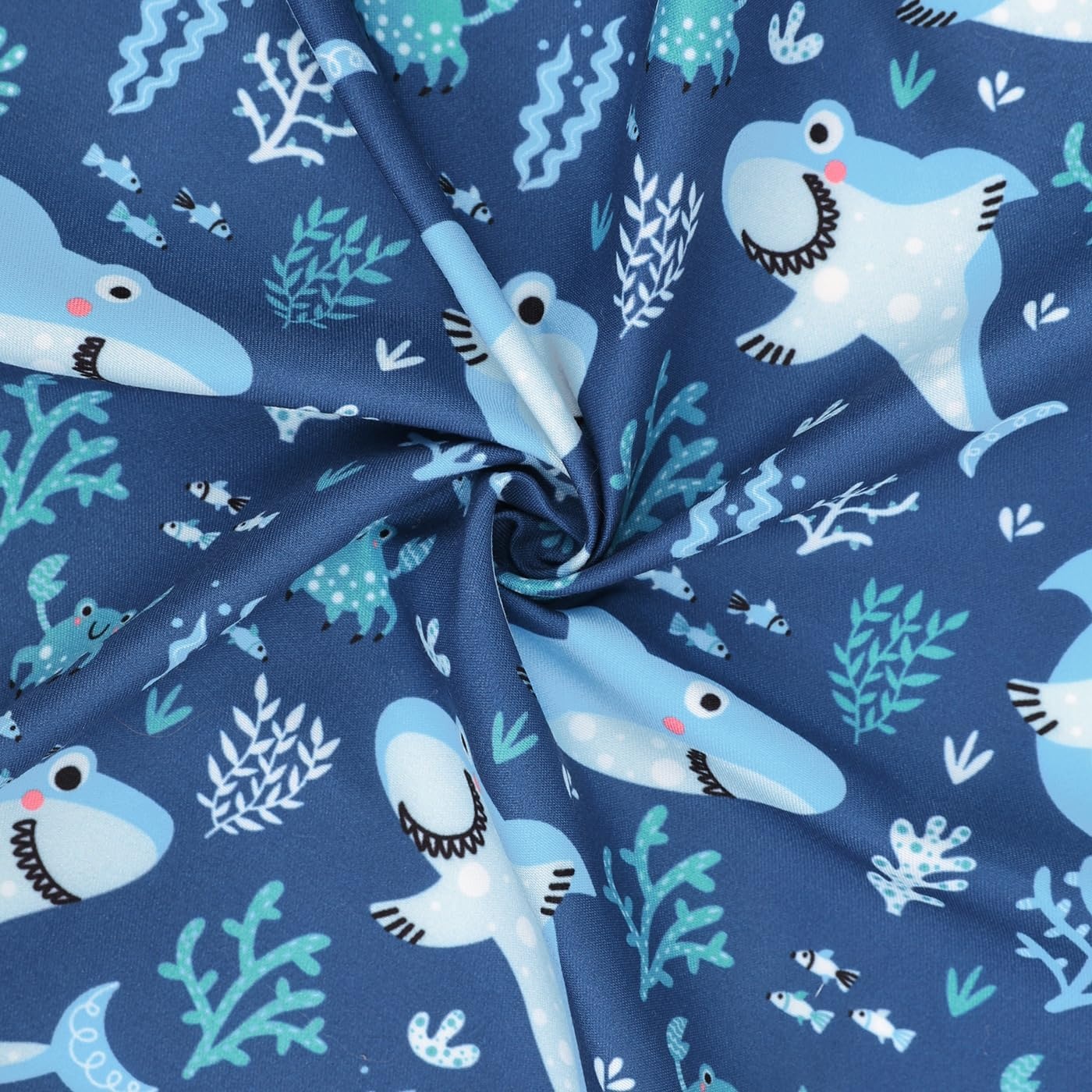 image:imageHDE Dog Swim Trunks Hawaiian Board Shorts Beach Pool Swimsuit for XS to XXL Dogs Blue Sharks XSBlue Sharks