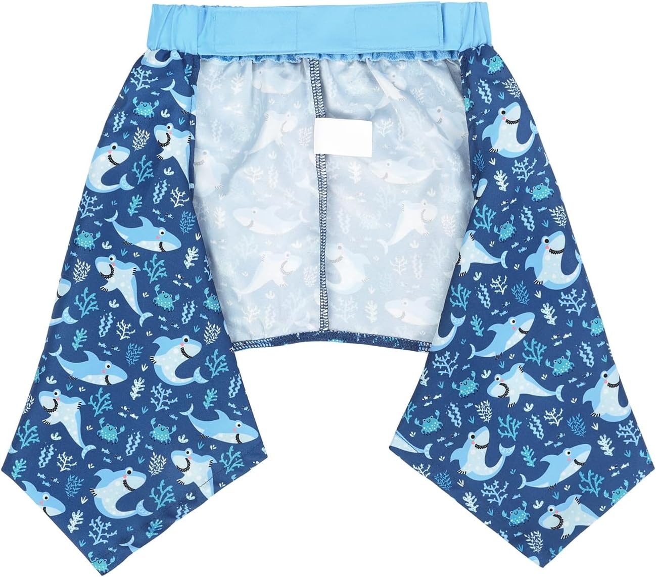 image:imageHDE Dog Swim Trunks Hawaiian Board Shorts Beach Pool Swimsuit for XS to XXL Dogs Blue Sharks XSBlue Sharks