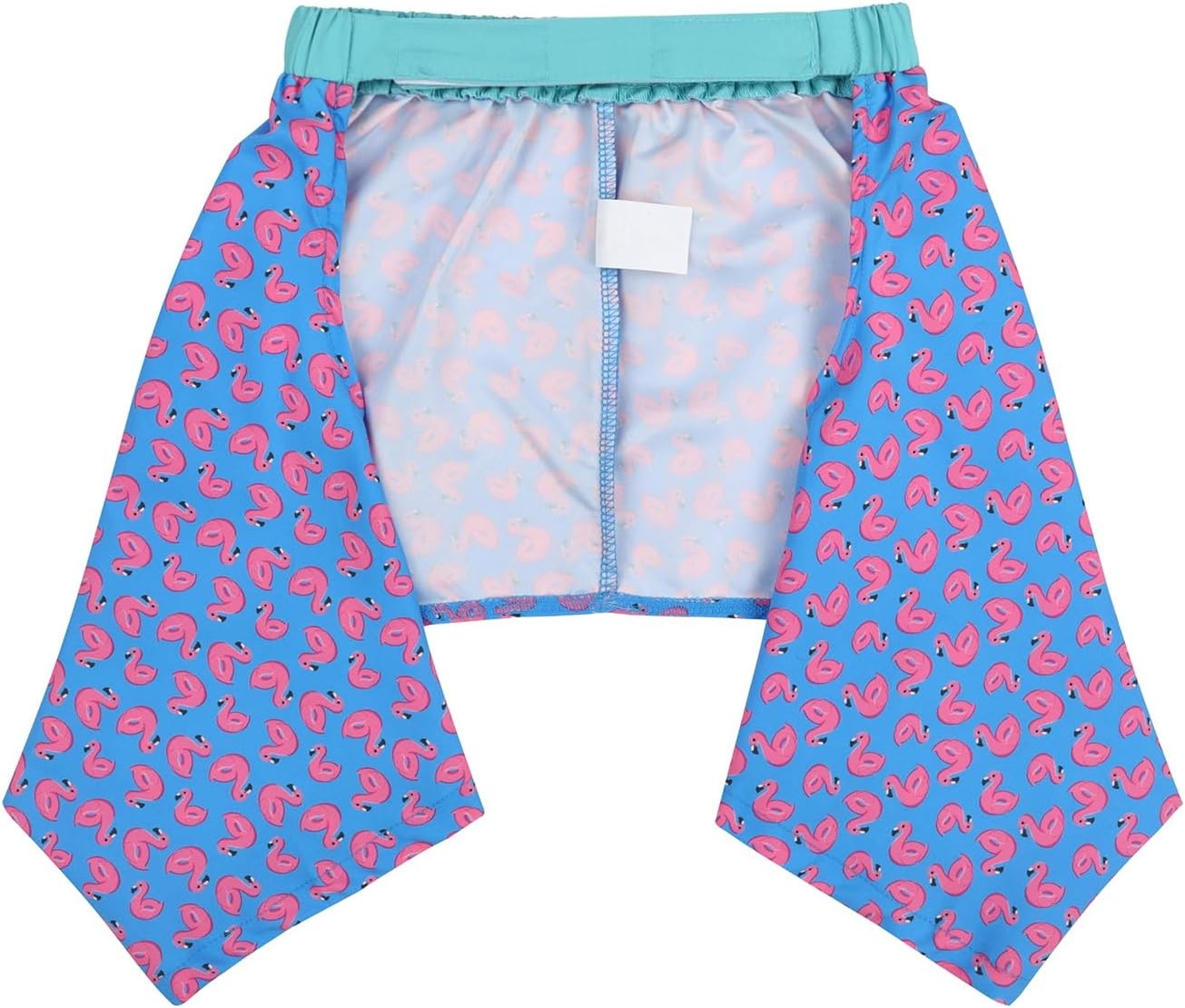 image:imageHDE Dog Swim Trunks Hawaiian Board Shorts Beach Pool Swimsuit for XS to XXL Dogs Blue Sharks XSFlamingos