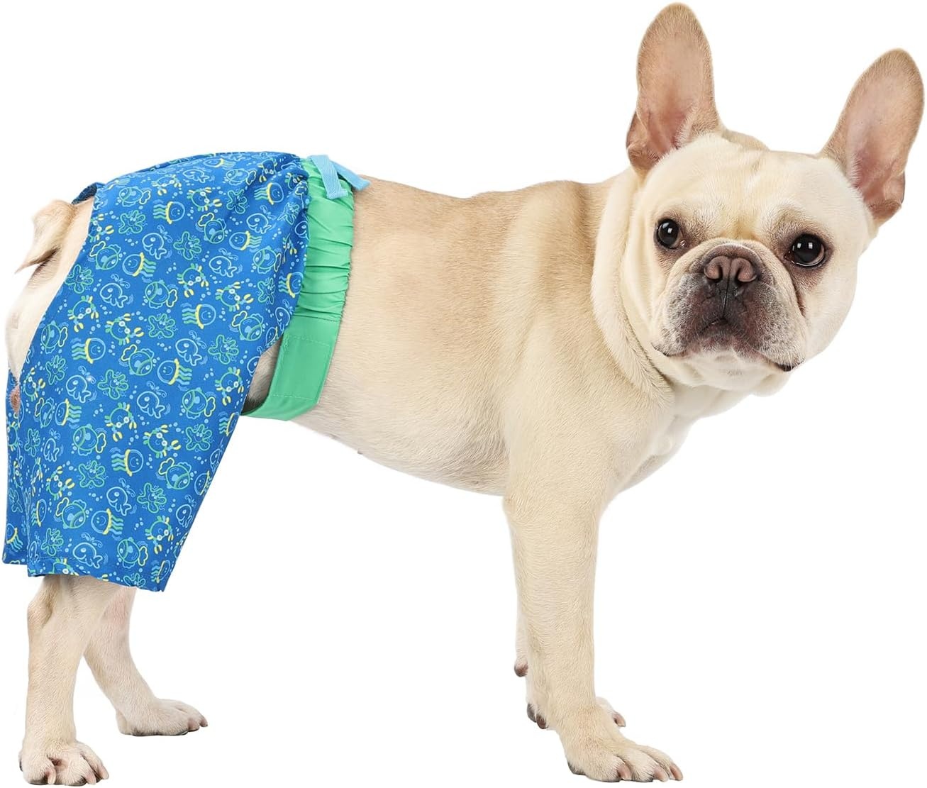 image:imageHDE Dog Swim Trunks Hawaiian Board Shorts Beach Pool Swimsuit for XS to XXL Dogs Blue Sharks XSGlowing Sea Creatures