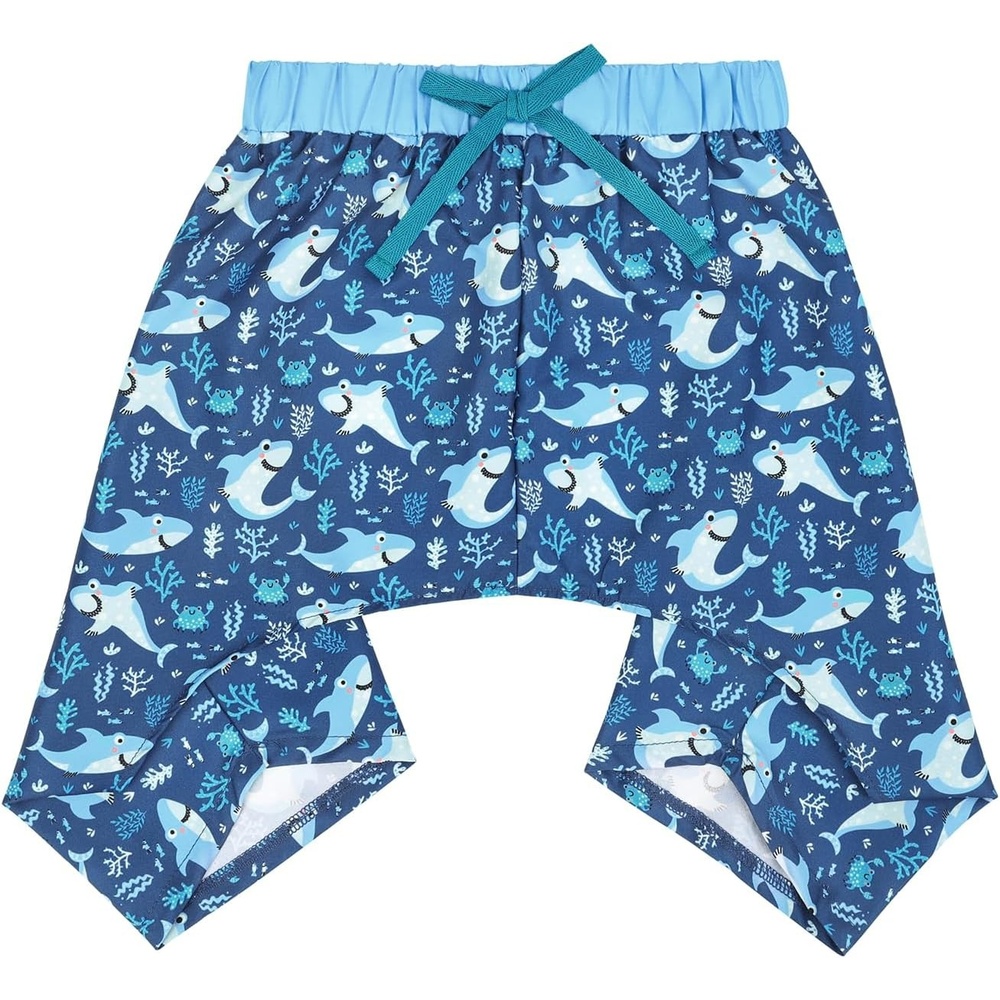 image:imageHDE Dog Swim Trunks Hawaiian Board Shorts Beach Pool Swimsuit for XS to XXL Dogs Blue Sharks XSBlue Sharks