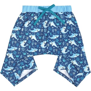 image:imageHDE Dog Swim Trunks Hawaiian Board Shorts Beach Pool Swimsuit for XS to XXL Dogs Blue Sharks  XSBlue Sharks