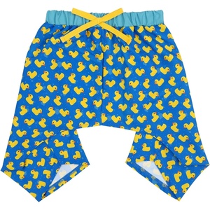 image:imageHDE Dog Swim Trunks Hawaiian Board Shorts Beach Pool Swimsuit for XS to XXL Dogs Blue Sharks  XSRubber Ducks