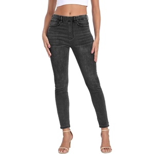 image:imageHDE Womens High Waisted Skinny JeansBlack