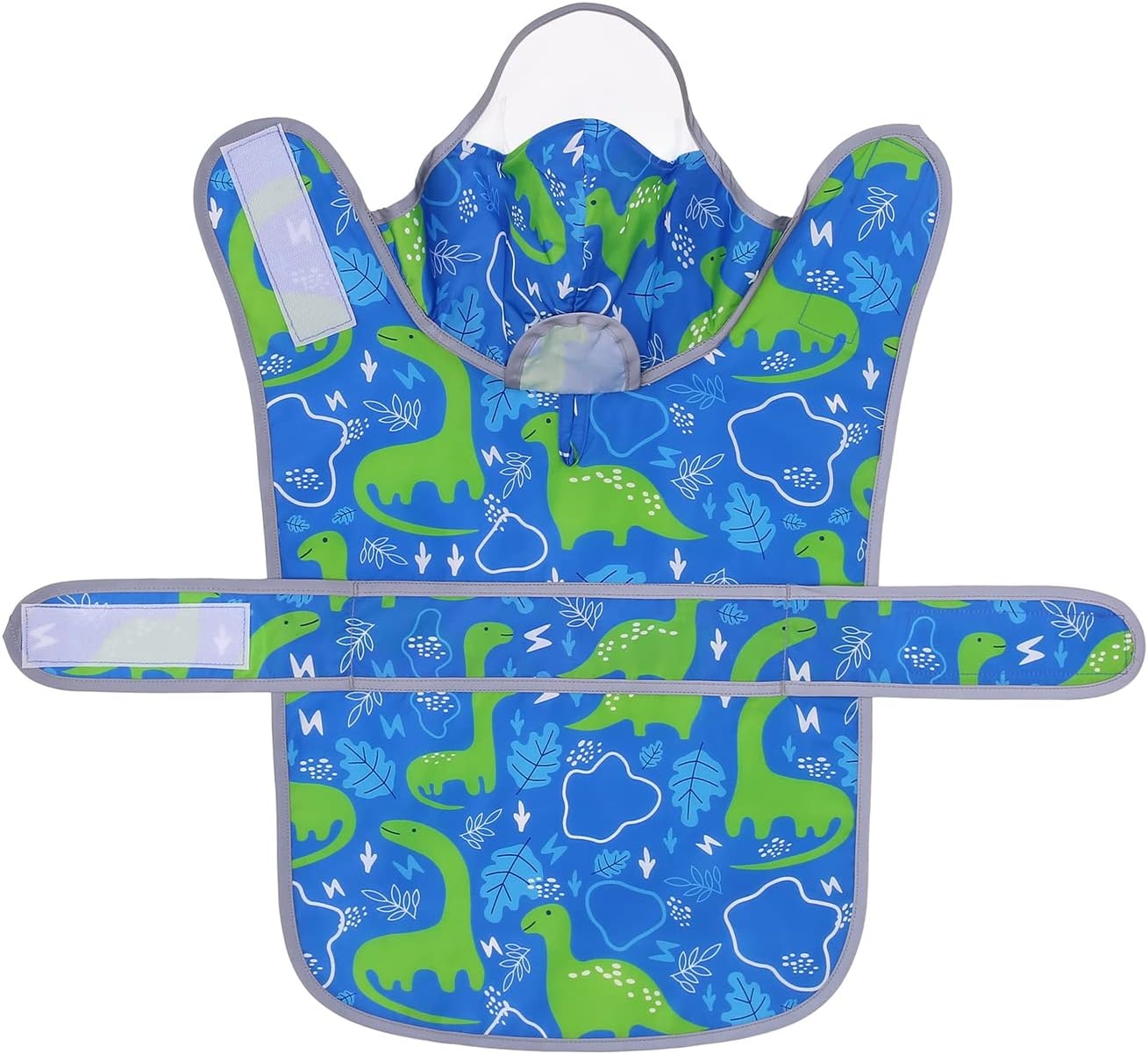 image:imageHDE Dog Raincoat with Clear Hood Rain Jacket Poncho for Small Medium Large Dogs Dinosaurs SDinosaurs