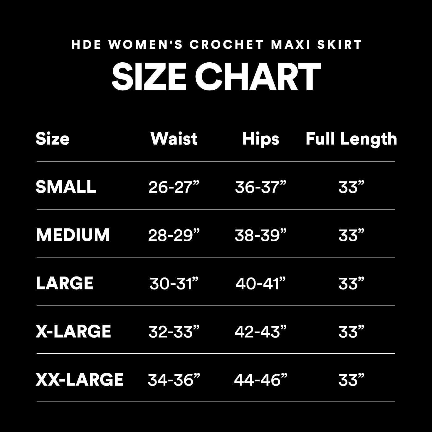 image:imageHDE Womens Crochet Cotton Maxi Skirt Beach Cover Up Hollow Knit Swimsuit CoverupBlack