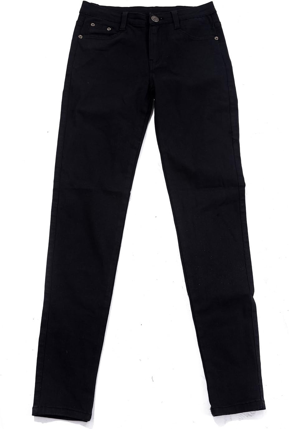 image:imageHDE Womens MidRise Stretchy Denim Slim Fit Skinny JeansBlack