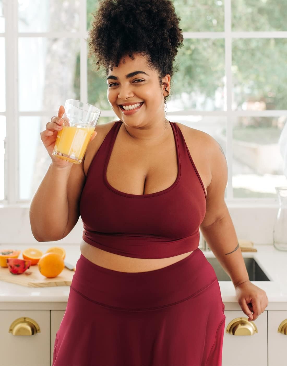 image:imageHDE Womens Plus Size Tennis Skort Pleated Athletic Golf Skirt with ShortsBurgundy