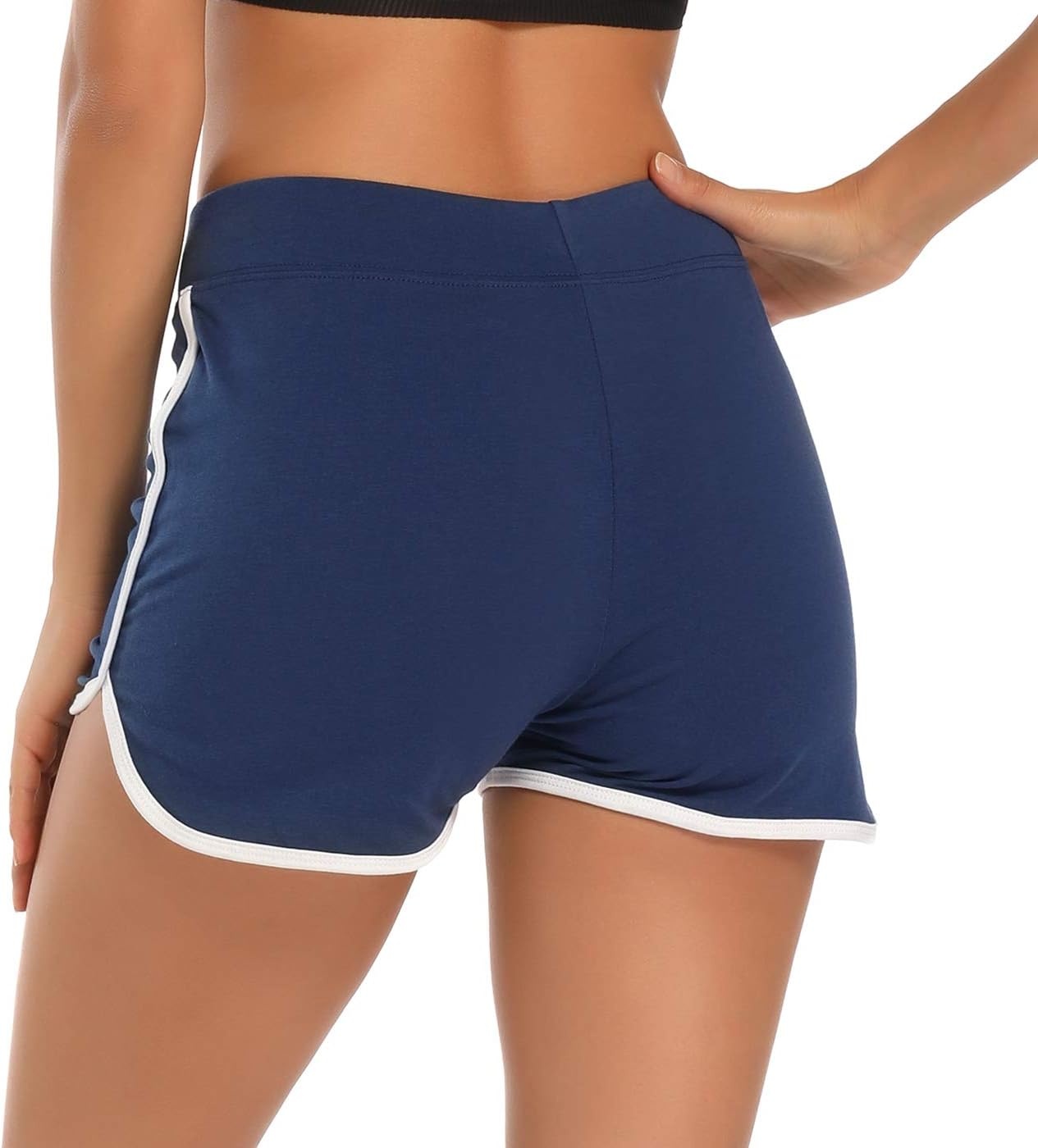 image:imageHDE Womens Retro Fashion Dolphin Running Workout ShortsMidnight Blue