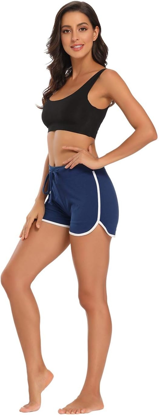 image:imageHDE Womens Retro Fashion Dolphin Running Workout ShortsMidnight Blue