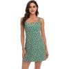 Green Ditsy Floral W/Bra
