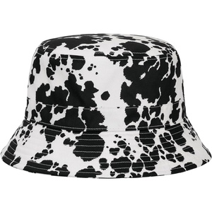 image:imageHDE Bucket Hat Unisex Print and Solid Beach Sun Hats Outdoor Packable HeadwearCow Spots