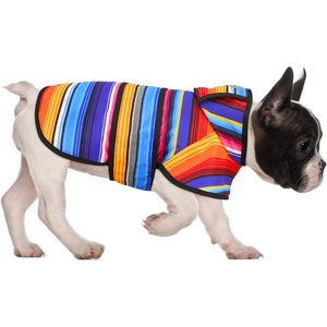 image:imageHDE Dog Raincoat Jacket Reflective Adjustable Hooded Pet Poncho Rain Coat with Leash Hole for Small to XLarge Dogs Rubber Ducks  SBaja Stripes
