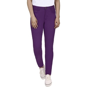 image:imageHDE Womens MidRise Stretchy Denim Slim Fit Skinny JeansPurple