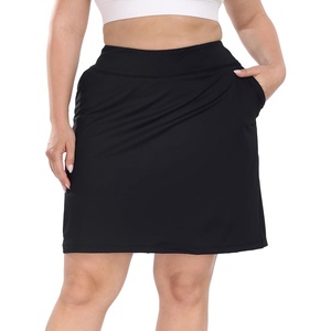 image:imageHDE Womens Plus Size Athletic Skort Golf Tennis Skirt with Bike Shorts amp PocketsBlack