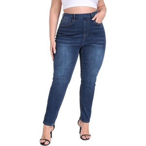 image:imageHDE Womens Plus Size Skinny Jeans with PocketsDark Blue