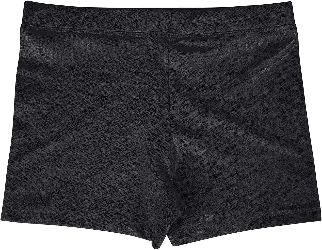 image:imageHDE Gymnastics Shorts for Girls Dance Short Glitter Sparkle Tumbling BottomsBlack Glitter