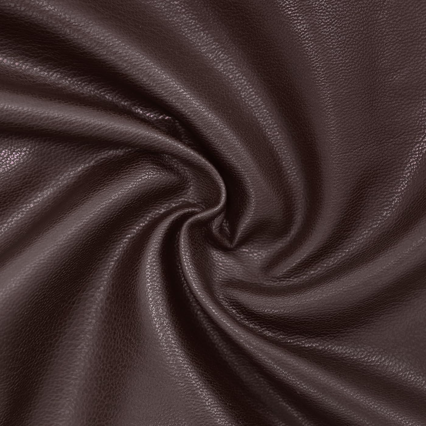 image:imageHDE Womens Pull On Faux Leather Kick Flare Pants High Waisted Pant with PocketsDark Brown