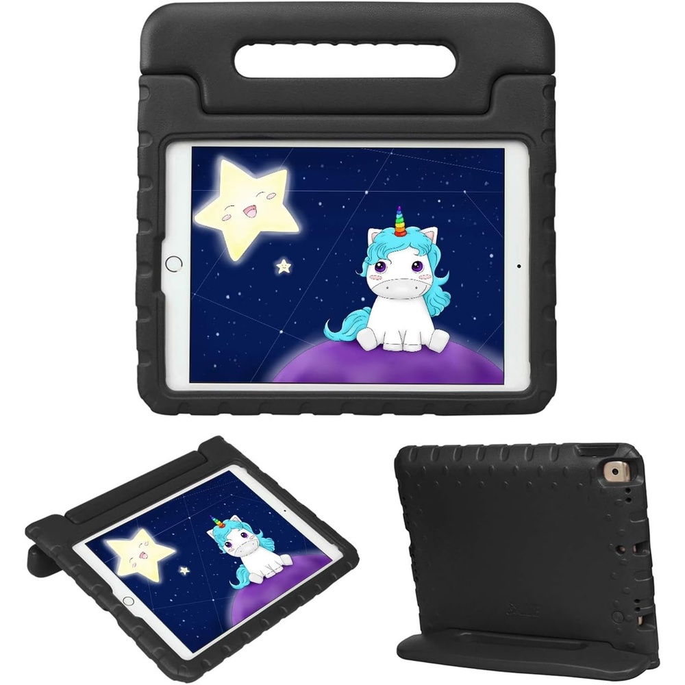 image:imageHDE Case for iPad 9th Generation Kids Shockproof Cover 102 inch with Handle Stand fits 2021 9th Gen 2020 8th 2019 7th Tablet BlackBlack