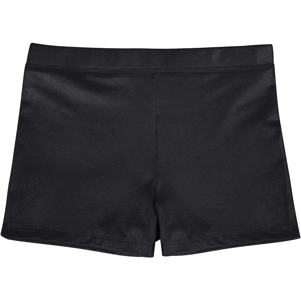 image:imageHDE Gymnastics Shorts for Girls Dance Short Glitter Sparkle Tumbling BottomsBlack Glitter