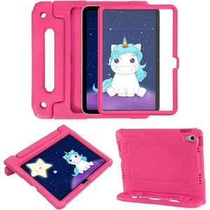 image:imageHDE Case for iPad 10th Generation 109 inch for Kids with Builtin Screen Protector Shockproof Cover with Multi Angle Viewing Handle Stand BlackHot Pink