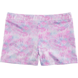 image:imageHDE Gymnastics Shorts for Girls Dance Short Glitter Sparkle Tumbling BottomsCotton Candy Tie Dye