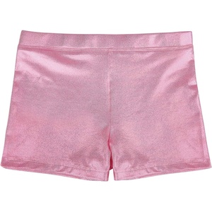 image:imageHDE Gymnastics Shorts for Girls Dance Short Glitter Sparkle Tumbling BottomsPink Glitter