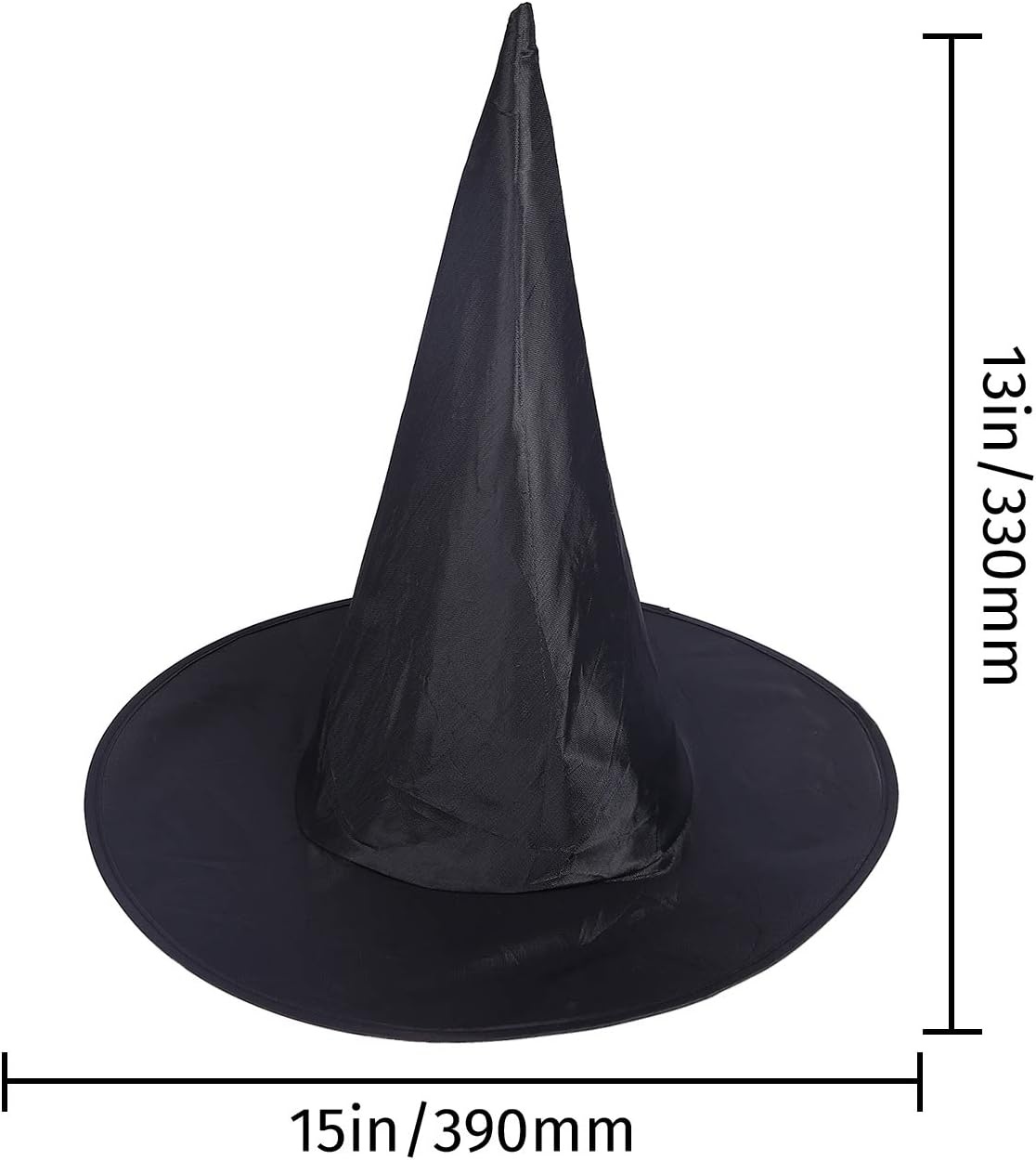 image:imageHDE Witch Hat Halloween Costume Cosplay Wicked Witch Accessory AdultBlack