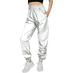 image:imageHDE Reflective Joggers Pants for Women High Visibility Jogger Windbreaker PantGray