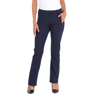 image:imageHDE Yoga Dress Pants for Women Straight Leg Pull On Pants with 8 PocketsNavy Blue