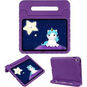 image:imageHDE Kids Case for iPad 10th Gen 11th Gen 109 inch Shockproof Cover with Pencil Holder Anti Slip Handle Multi Angle Viewing BlackPurple