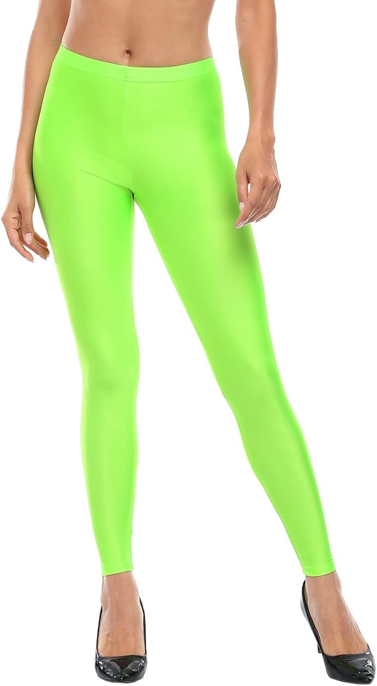image:imageHDE Trendy Design Workout Leggings Fun Fashion Graphic Printed Cute PatternsNeon Green
