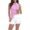 Pink Paisley / White