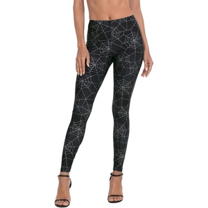 image:imageHDE Trendy Design Workout Leggings  Fun Fashion Graphic Printed Cute PatternsSpiderweb